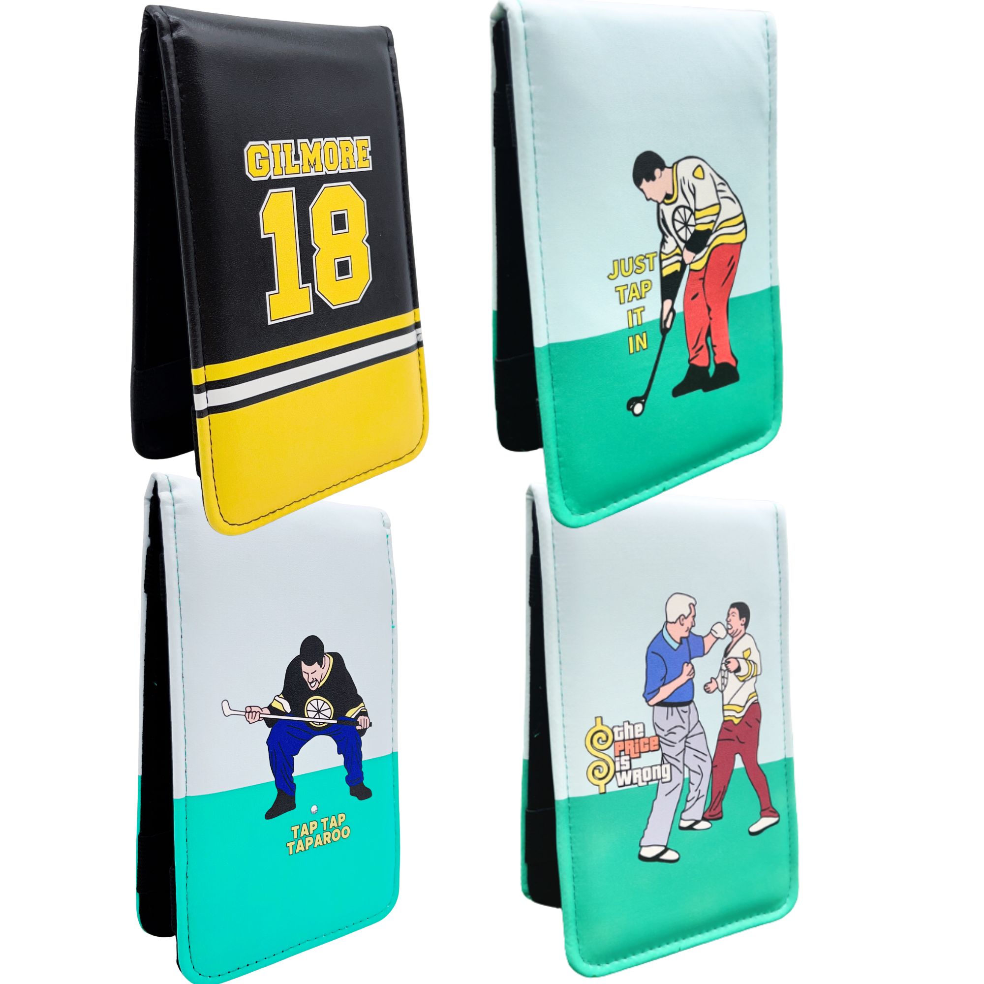 Golf Scorecard Holder - Happy Gilmore 18 Tasarımlı Kaliteli PU